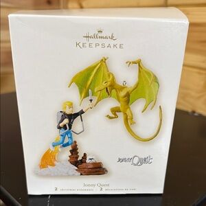 Hallmark Jonny Quest Ornament Set with Dragon